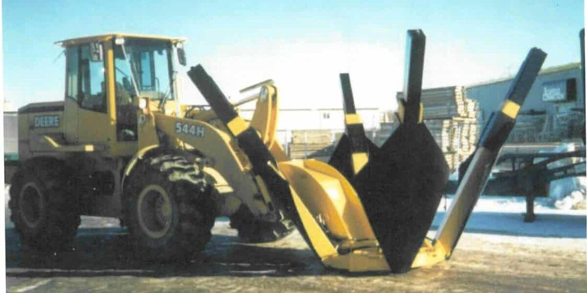 Holt Model 62 loader mounted tree spade